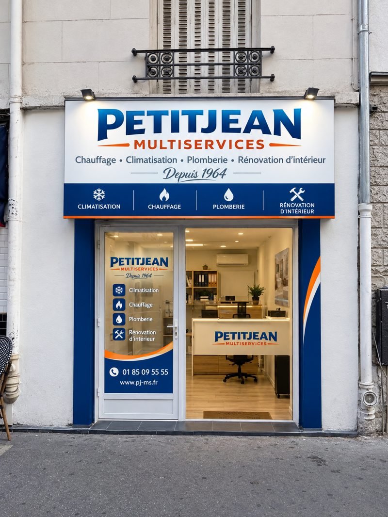 Boutique Petitjean Multiservices — climatisation, chauffage, plomberie